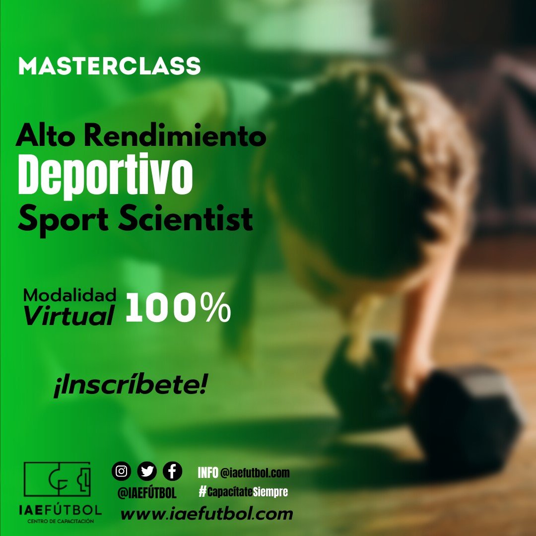 CURSO DE ANALISTA EN RENDIMIENTO E INTELIGENCIA DEPORTIVA EN FÚTBOL PARA  SOCIOS MUFP – MUFP